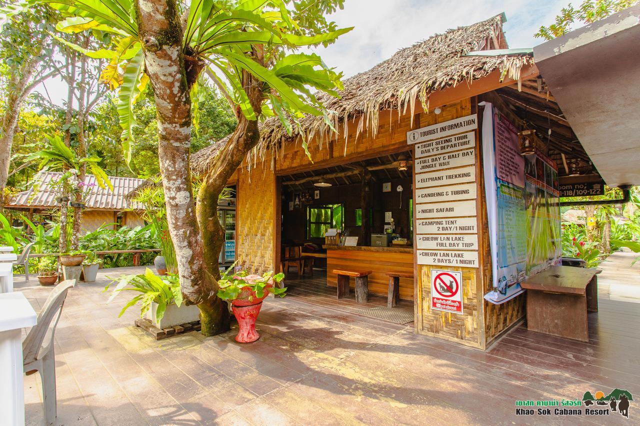 Khao Sok Cabana Resort Khao Sok National Park Exterior foto